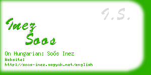 inez soos business card